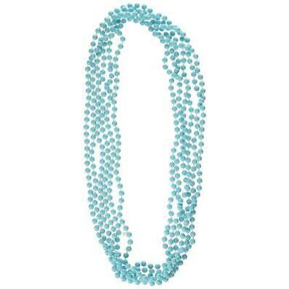 Beistle 50569-LB 6-Pack Light Blue Baby Shower Beads, 33-Inch